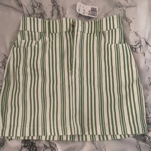 Forever21 Striped Mini Skirt NWT